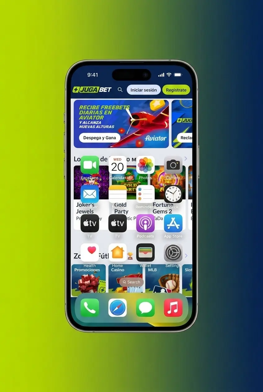 Guía de descarga e instalación de la app Jugabet en dispositivos iOS desde la App Store en 4 pasos